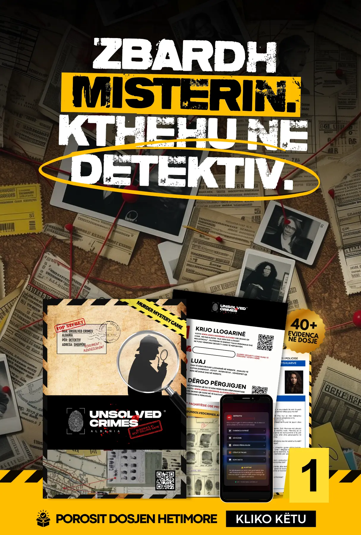 Unsolved Crimes Albania - Porosit Dosjen Hetimore